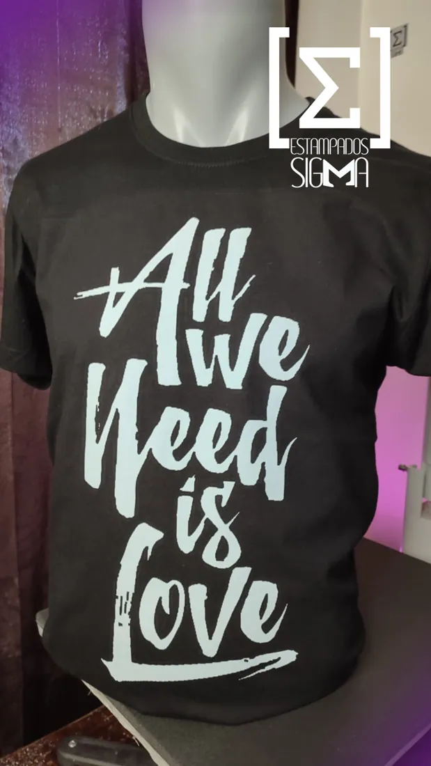 Trabajo de estampado SIGMA: Frase personalizada