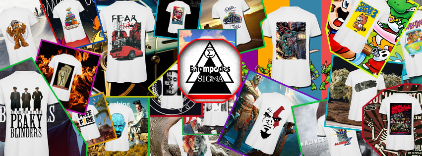 Collage de poleras estampadas de ESTAMPADOS.SIGMA